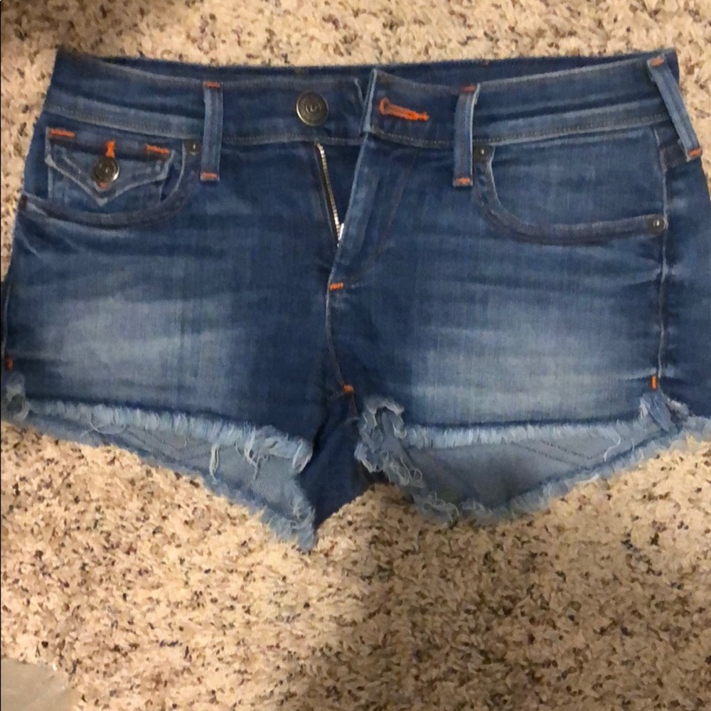 True Religion jean shorts